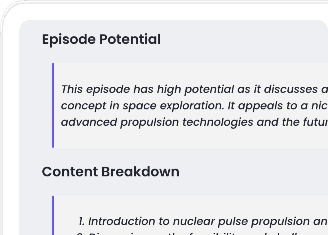 Automatic Topic Suggestions